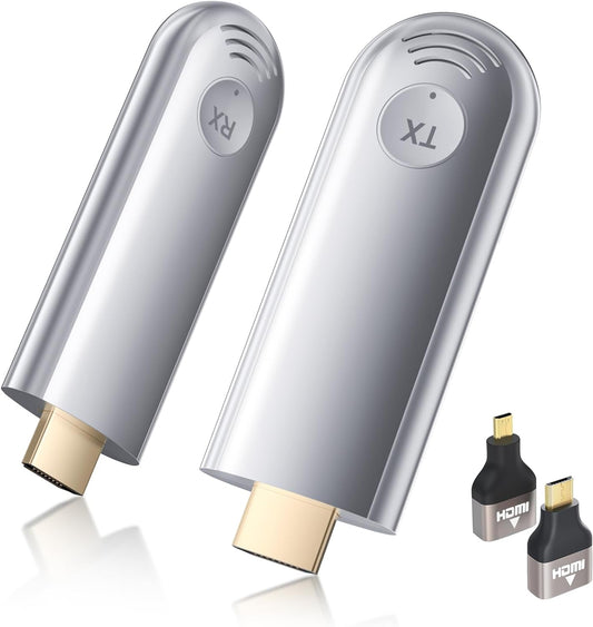 Wireless HDMI Transmitter and Receiver-Silver